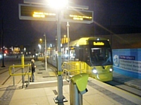 The First Public Tram At Rochdale Interchange. R S Greenwood